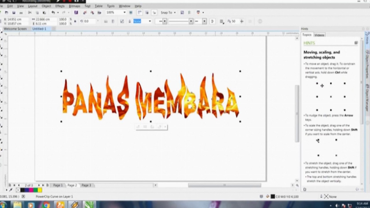 Detail Membuat Efek Api Di Coreldraw Nomer 3