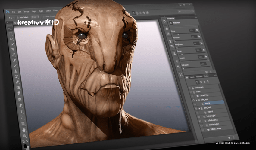 Detail Membuat Gambar 3d Di Photoshop Nomer 2