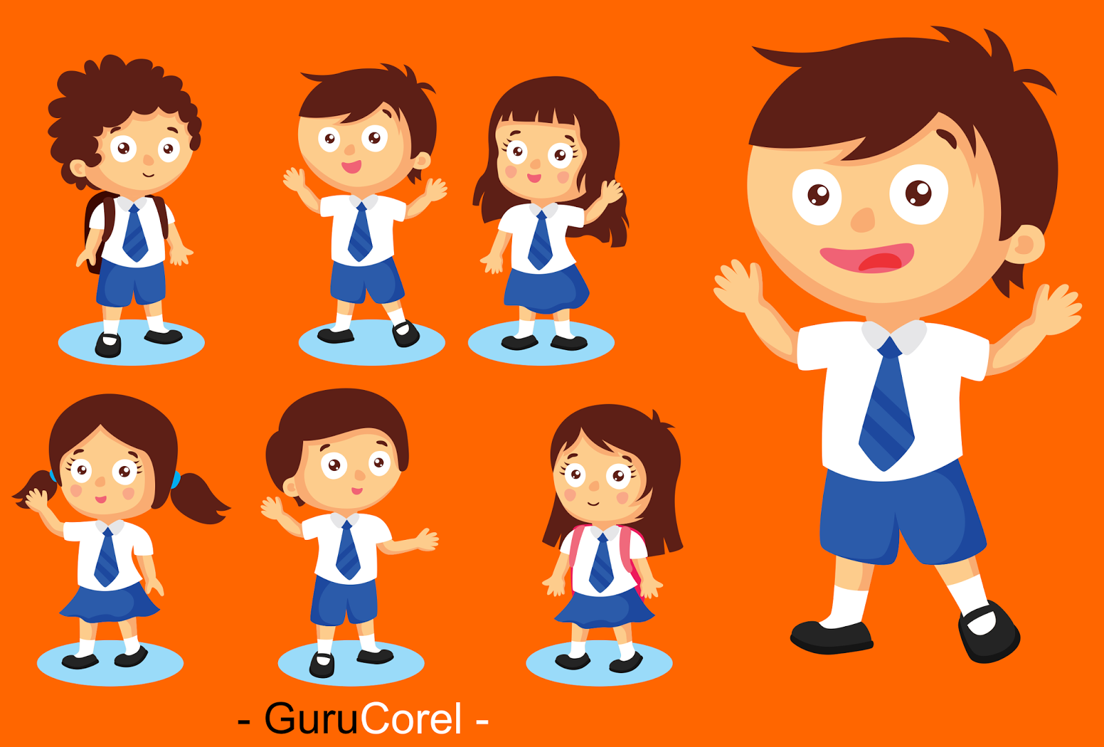 Membuat Gambar Animasi Anak Dengan Corel Draw - KibrisPDR