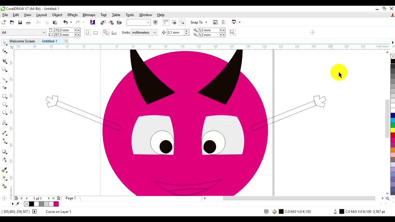 Detail Membuat Gambar Animasi Dengan Corel Draw Nomer 6