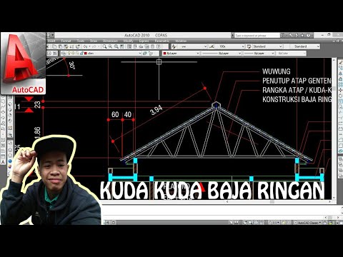 Detail Membuat Gambar Atap Seng Pada Autocad Nomer 22