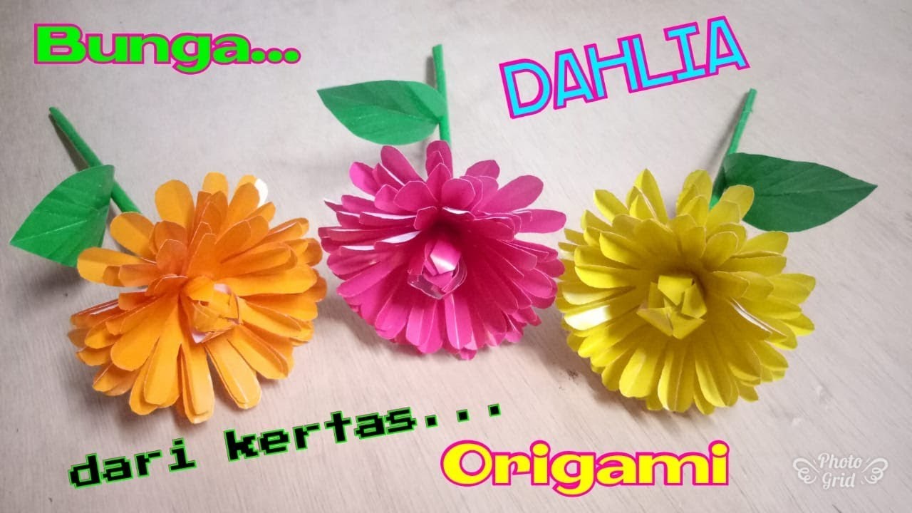 Detail Membuat Gambar Bunga Dari Kertas Nomer 46