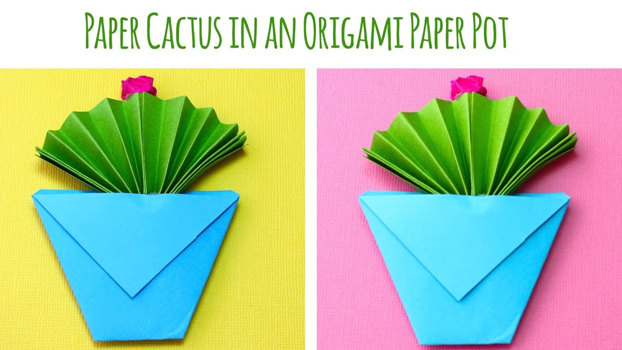 Membuat Gambar Bunga Dari Kertas Origami - KibrisPDR