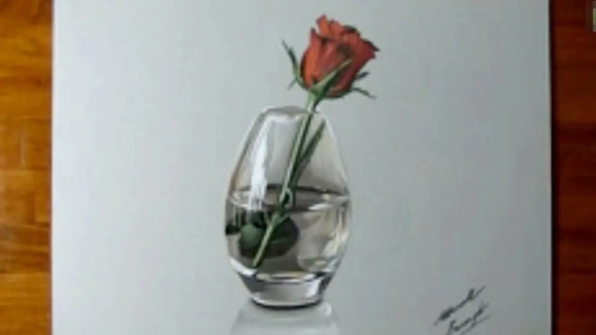 Detail Membuat Gambar Bunga Mawar Nomer 43