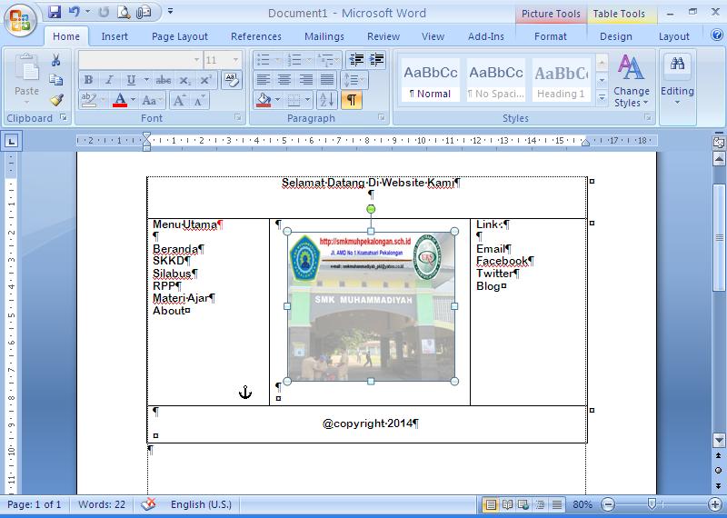 Detail Membuat Gambar Dengan Ms Word Nomer 23