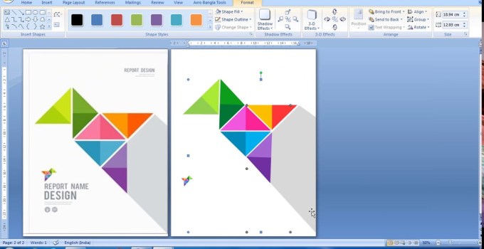 Detail Membuat Gambar Dengan Ms Word Nomer 35
