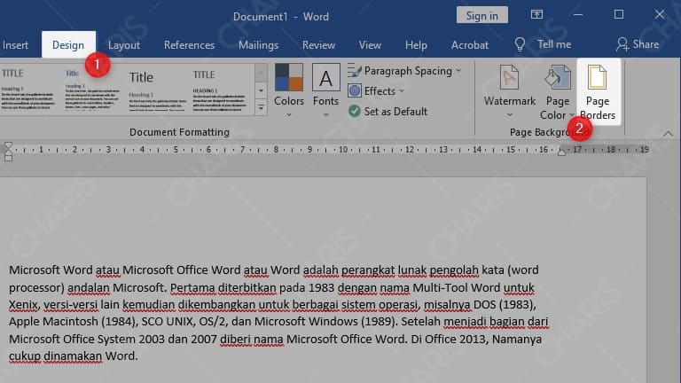 Detail Membuat Gambar Dengan Ms Word Nomer 52