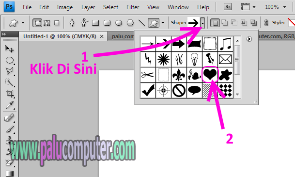 Detail Membuat Gambar Hati Dari Lingkaran Di Photoshop Nomer 2