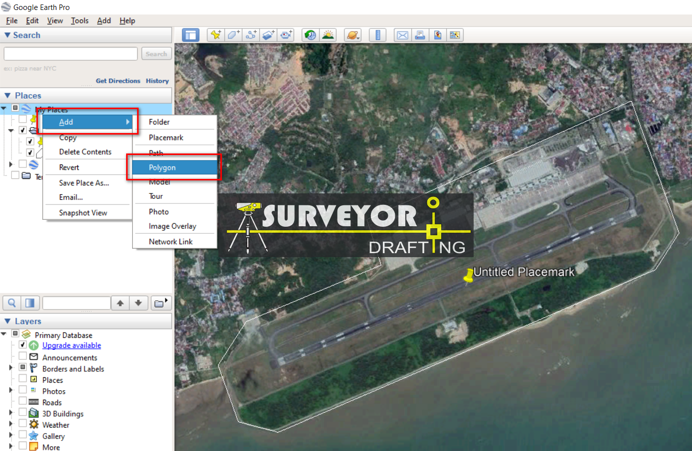 Detail Membuat Gambar Peta Dari Google Earth Ke Autocad Nomer 9