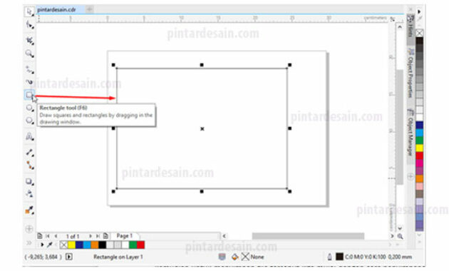 Detail Membuat Gambar Tepat Di Tengah Page Corel Nomer 17