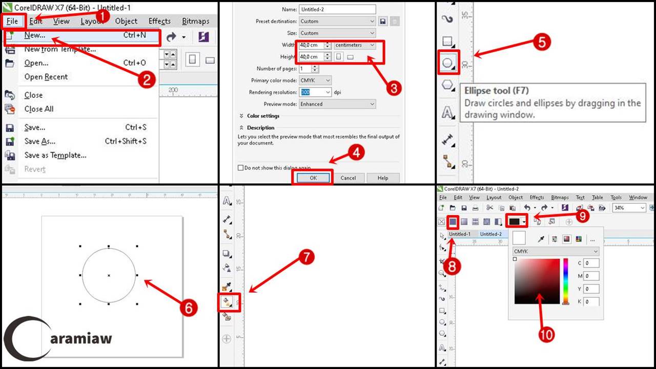 Detail Membuat Gambar Tepat Di Tengah Page Corel Nomer 21