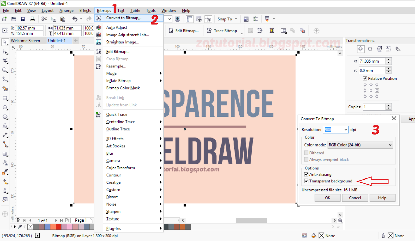 Detail Membuat Gambar Transparan Coreldraw Nomer 43