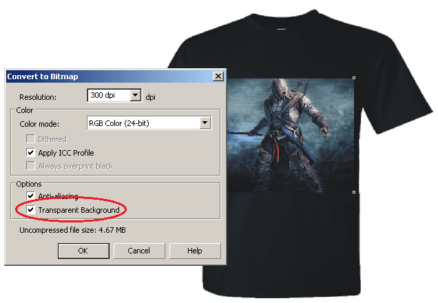 Detail Membuat Gambar Transparan Coreldraw Nomer 46