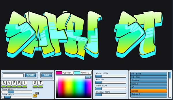 Detail Membuat Graffiti Nama Sendiri Nomer 19