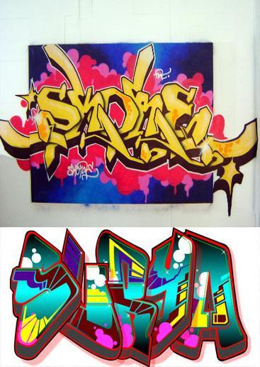 Detail Membuat Graffiti Nama Sendiri Nomer 36