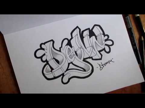 Detail Membuat Grafiti Nama Sendiri Nomer 28