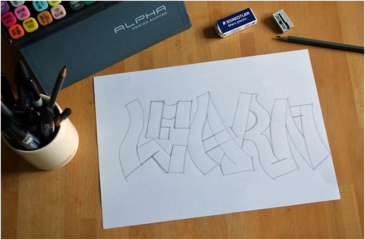 Detail Membuat Grafiti Nama Sendiri Nomer 51