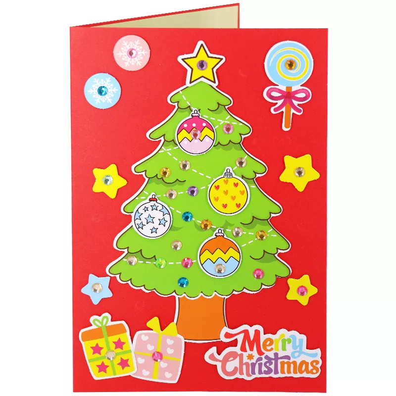 Detail Membuat Kartu Natal Anak Nomer 14