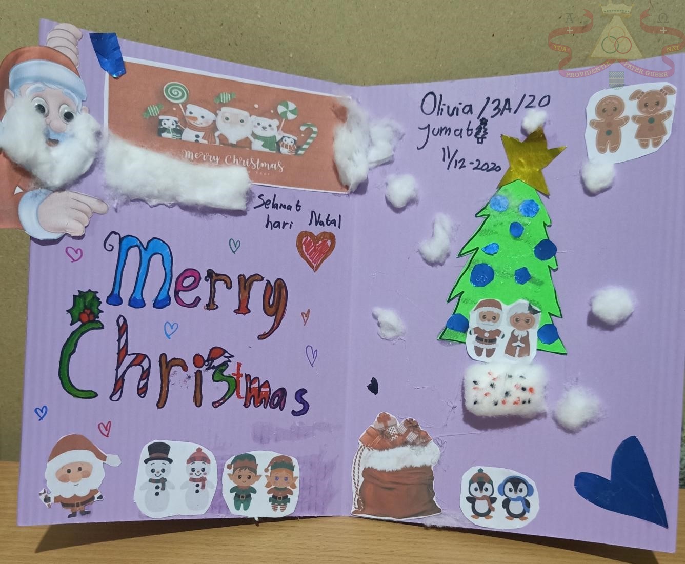 Detail Membuat Kartu Natal Anak Nomer 44
