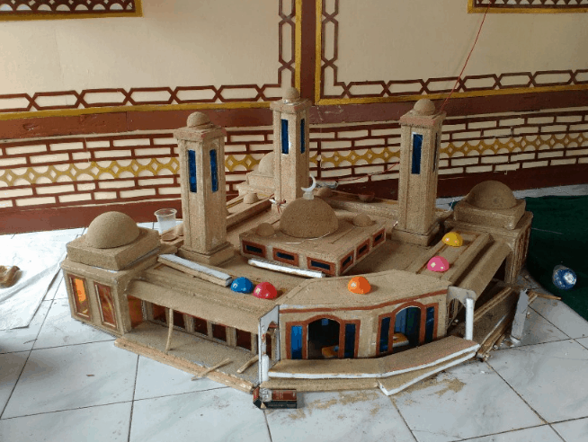Detail Membuat Masjid Dari Kardus Nomer 13