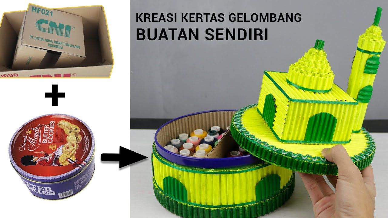 Detail Membuat Masjid Dari Kardus Nomer 16