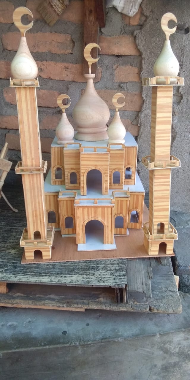 Detail Membuat Masjid Dari Kardus Nomer 39