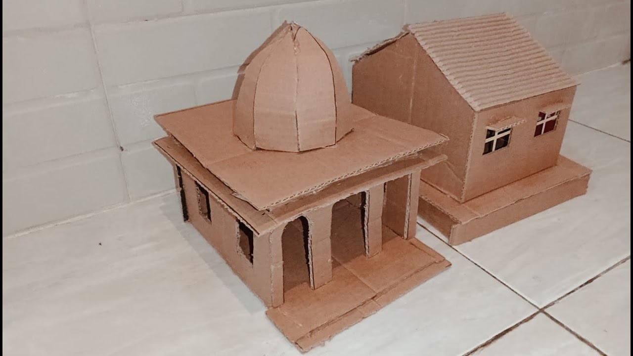 Detail Membuat Masjid Dari Kardus Nomer 10