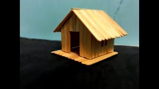 Detail Membuat Miniatur Rumah Dari Stik Ice Cream Nomer 5