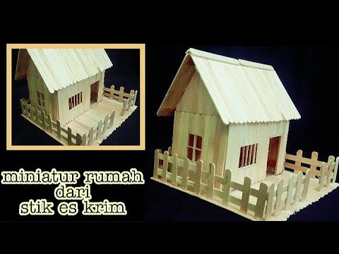 Detail Membuat Miniatur Rumah Dari Stik Ice Cream Nomer 45