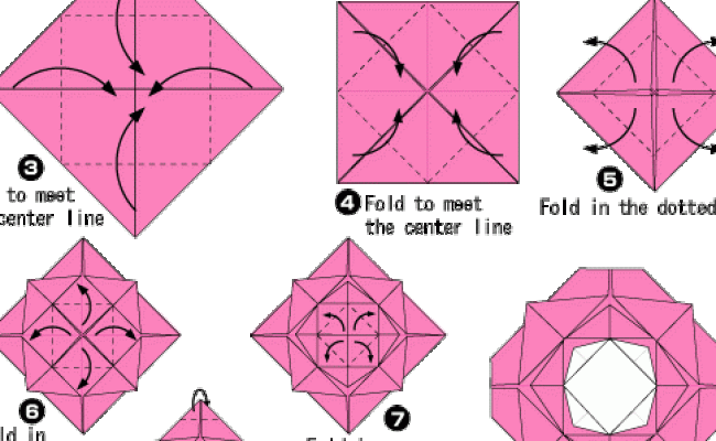 Detail Membuat Origami Bunga Mawar Nomer 33