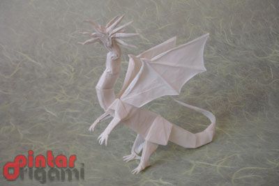 Detail Membuat Origami Naga Nomer 39