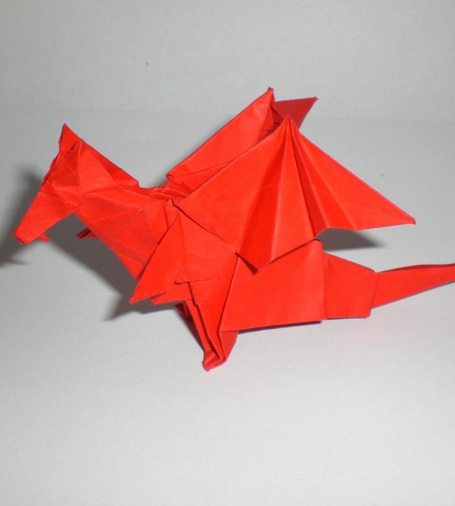 Detail Membuat Origami Naga Nomer 42