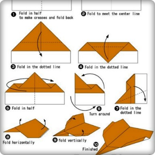 Detail Membuat Pesawat Dari Kertas Nomer 44