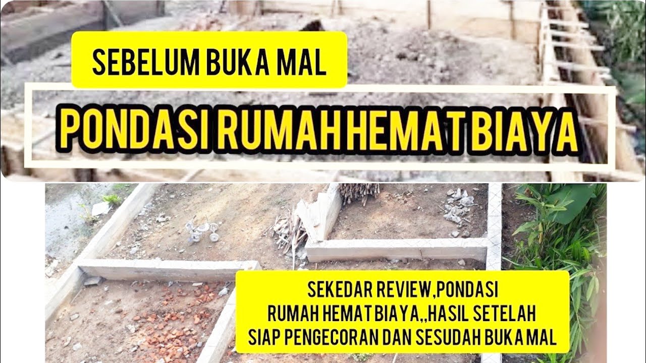 Detail Membuat Pondasi Rumah Sendiri Nomer 20