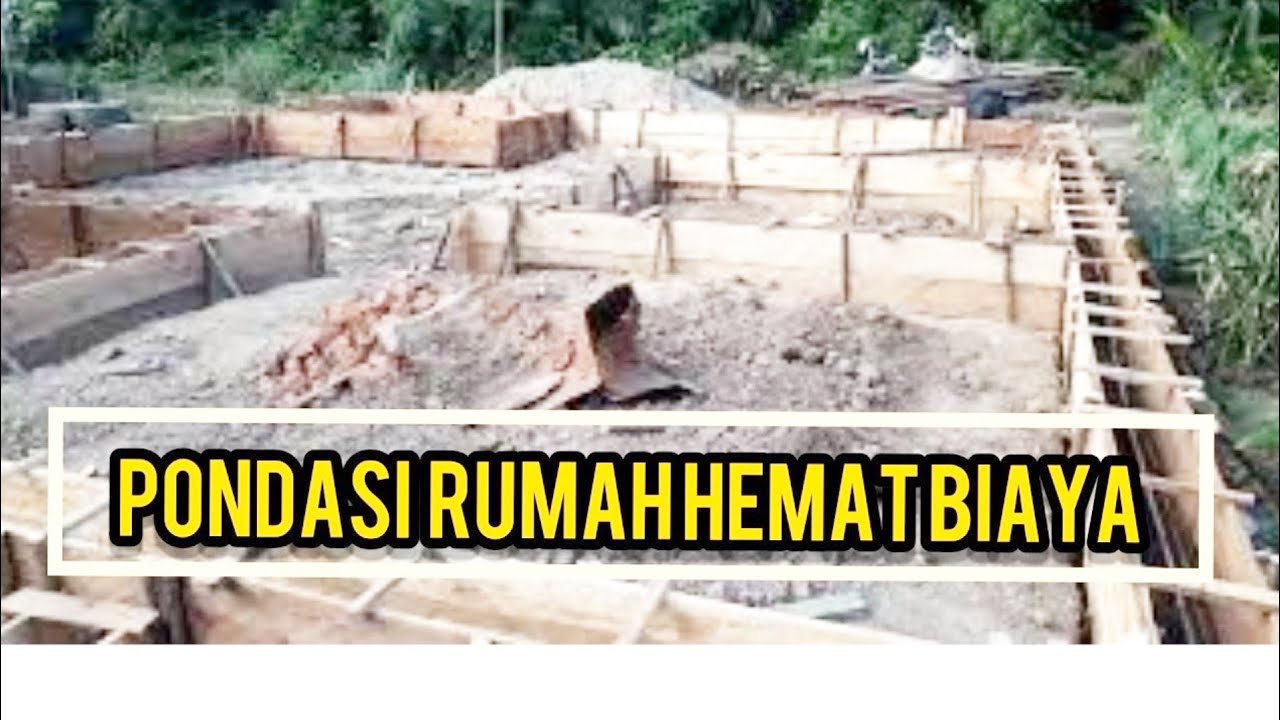Detail Membuat Pondasi Rumah Sendiri Nomer 9