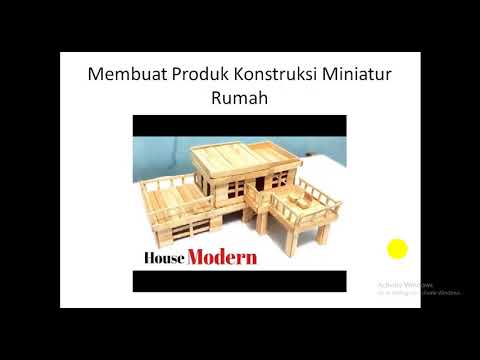 Detail Membuat Produk Konstruksi Miniatur Rumah Nomer 19