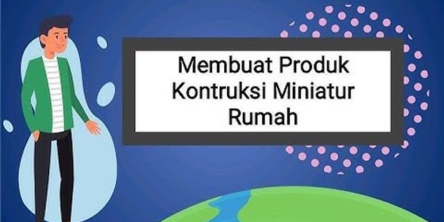 Detail Membuat Produk Konstruksi Miniatur Rumah Nomer 28