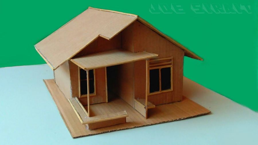 Detail Membuat Produk Konstruksi Miniatur Rumah Nomer 4