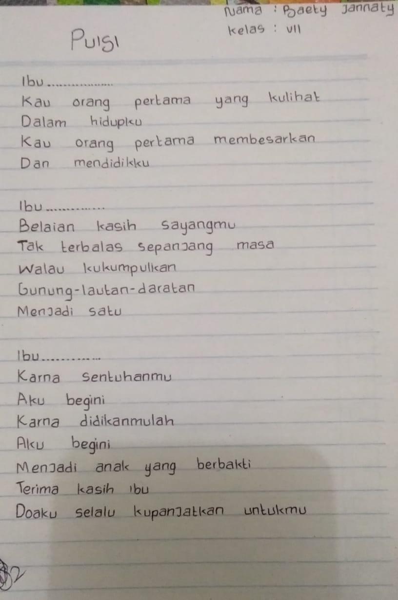 Detail Membuat Puisi Bebas Nomer 11
