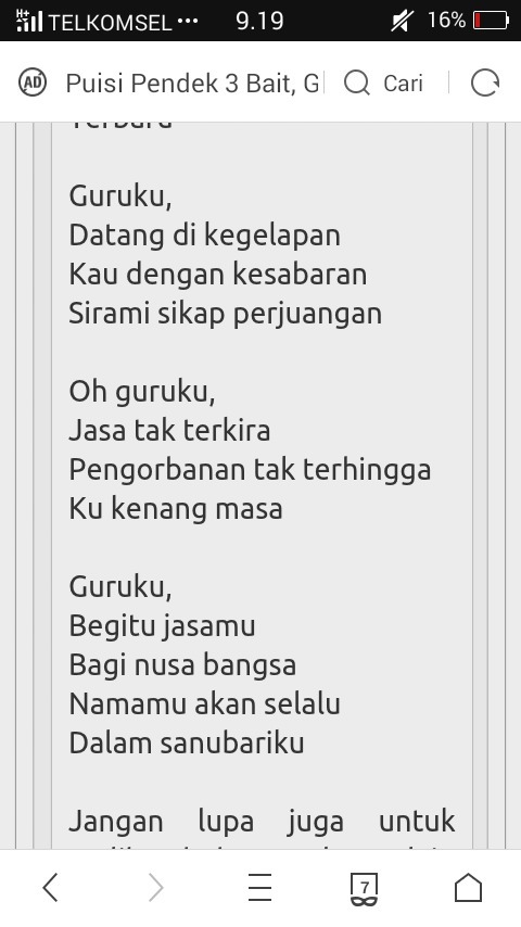 Detail Membuat Puisi Bebas Nomer 17
