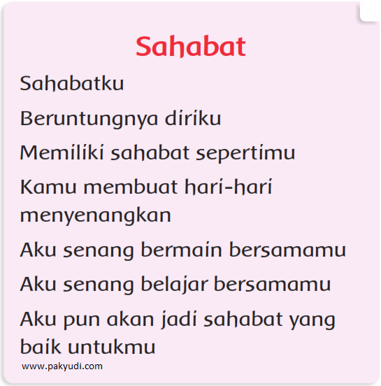 Detail Membuat Puisi Tentang Sahabat Nomer 7