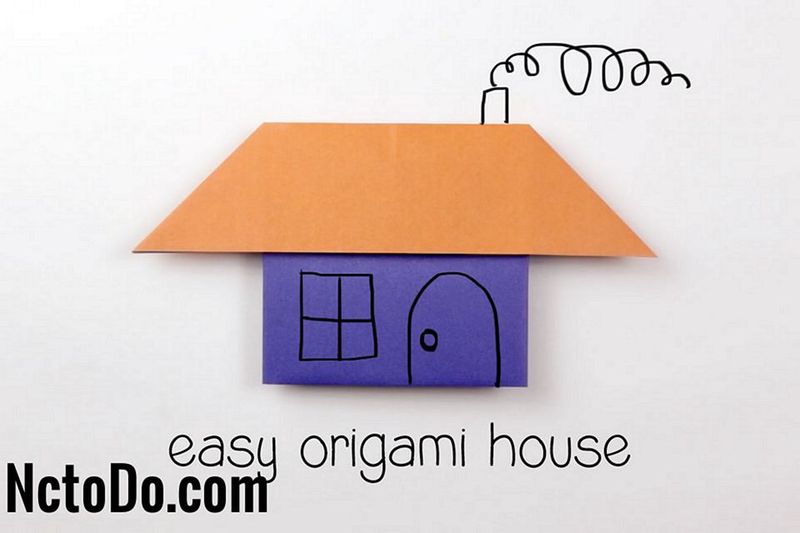 Detail Membuat Rumah Dari Kertas Origami Nomer 28