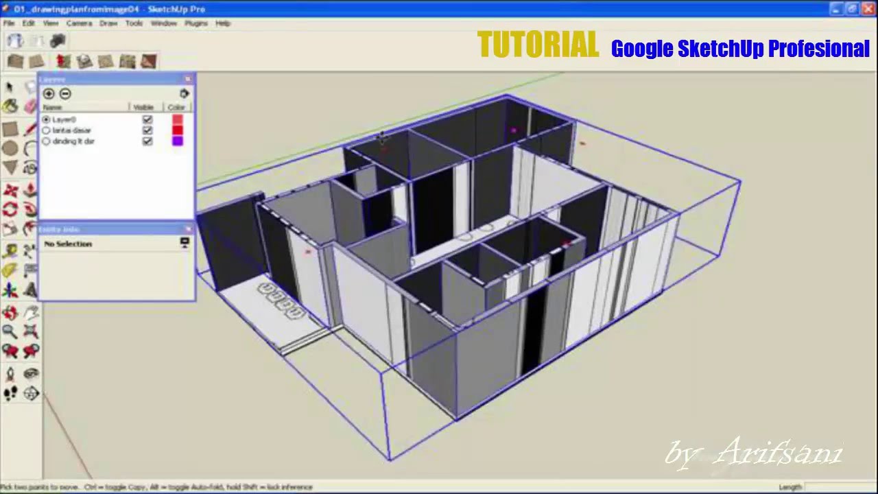 Detail Membuat Rumah Dengan Google Sketchup Nomer 6