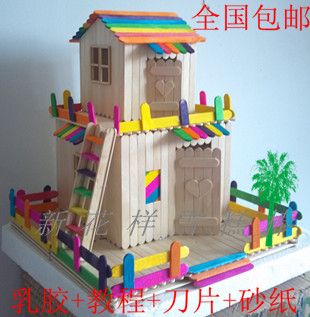 Detail Membuat Rumah Mainan Dari Stik Es Krim Nomer 19