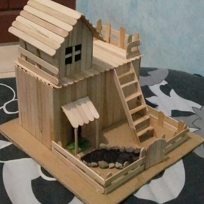 Detail Membuat Rumah Mainan Dari Stik Es Krim Nomer 41