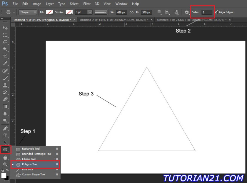 Detail Membuat Segitiga Di Photoshop Nomer 32