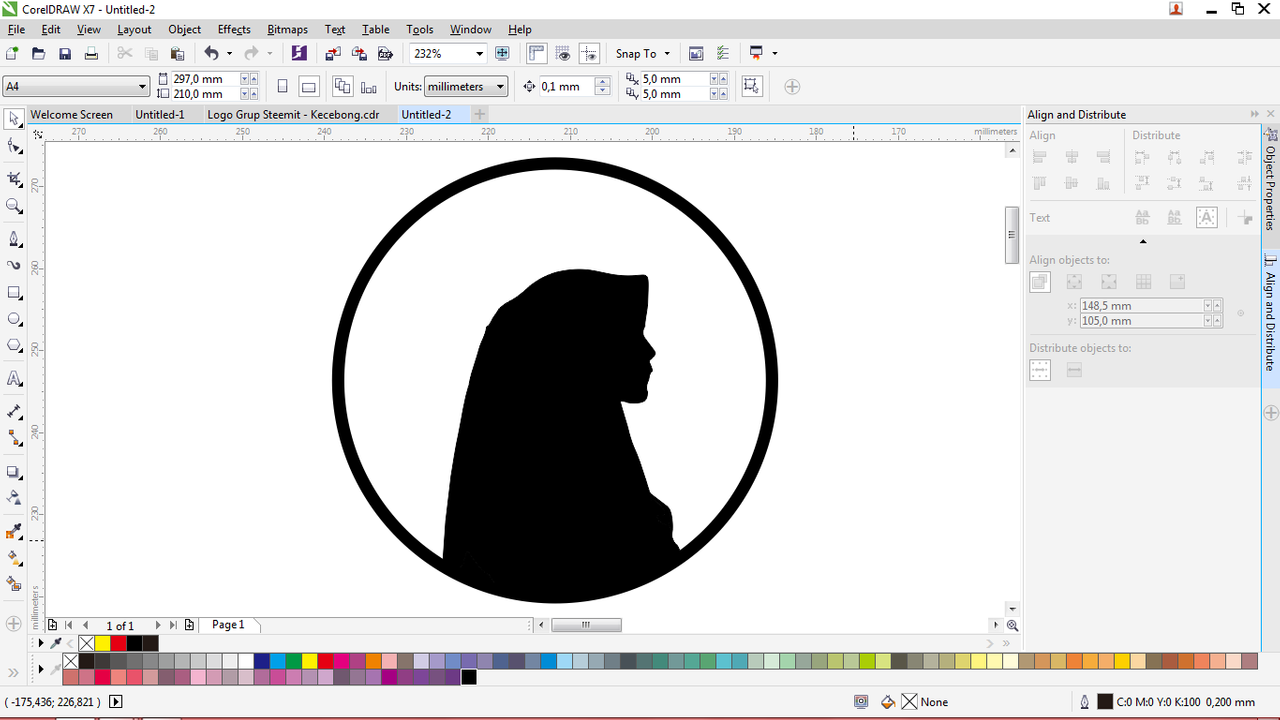 Detail Membuat Siluet Dengan Corel Nomer 14