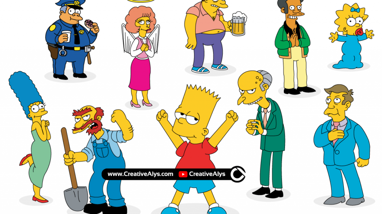 Detail Pics Of The Simpsons Characters Nomer 17