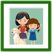 Detail Picture Frame With Picture Clipart Nomer 27