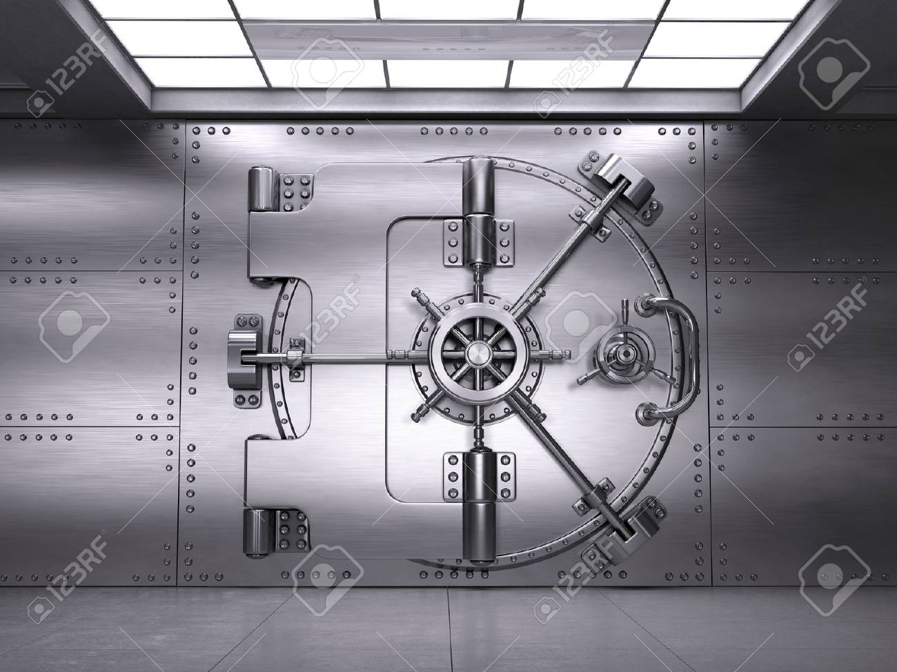 Detail Picture Of A Bank Vault Nomer 15